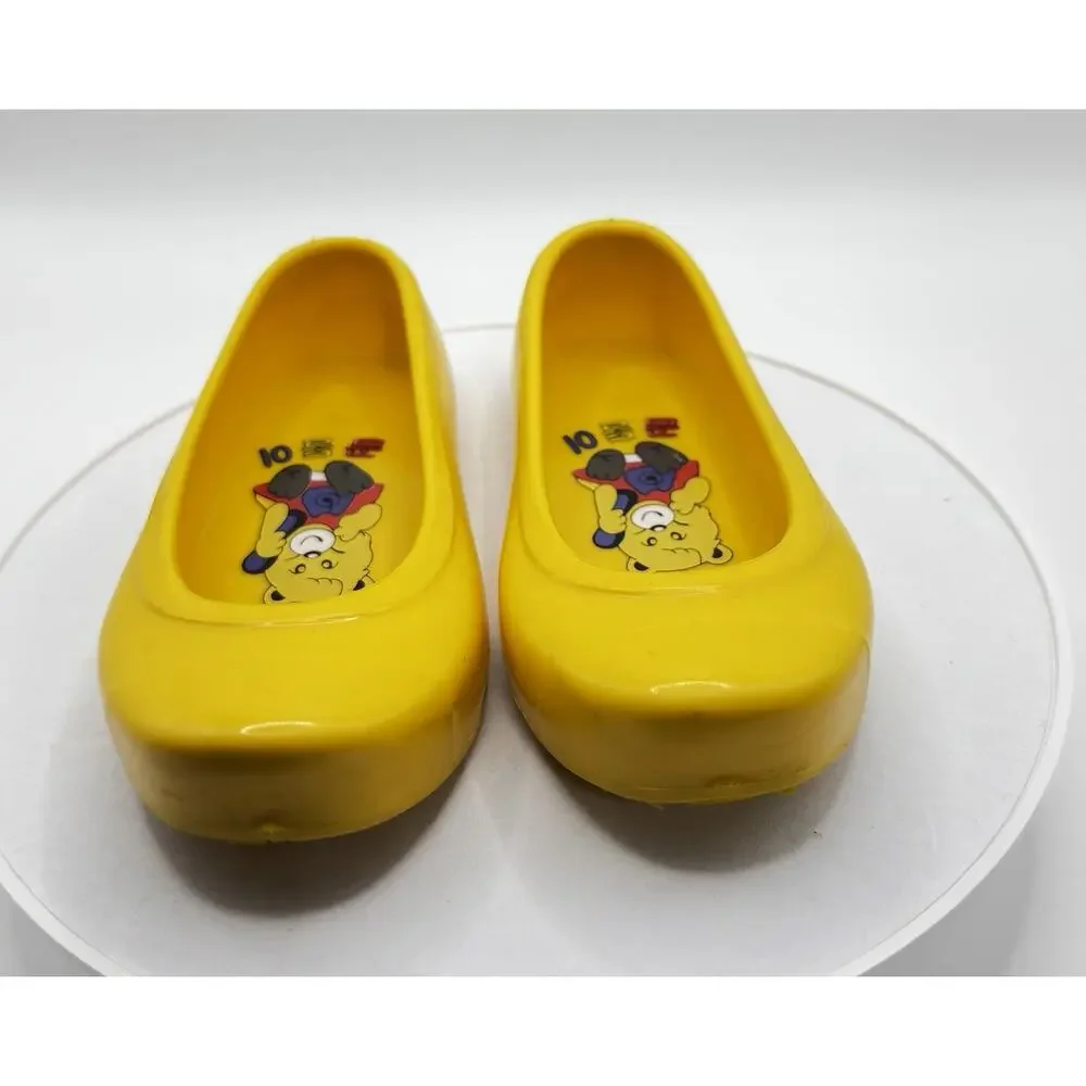 Korean Yellow Rubber Gomusin Shoes Slip On Unisex Toddler Size 150 (~US 9)